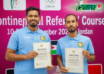 আন্তর্জাতিক অঙ্গনে জায়গা করে নিলেন দেশের দুই হ্যান্ডবল রেফারি