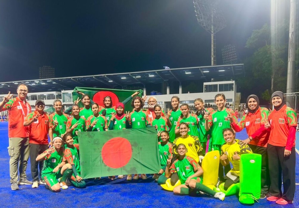 এশিয়ান গেমস - নারী হকিতে জায়গা করে নিলো বাংলাদেশ