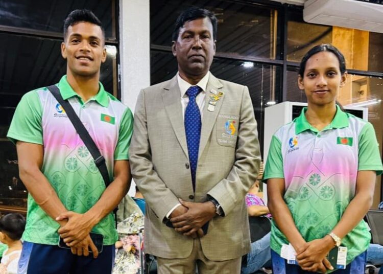 এশিয়ান বীচ গেমস ২০২৬ - ঢাকা ছেড়েছে অ্যাথলেটিক্স দল