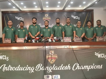 ওয়ার্ল্ড চ্যাম্পিয়নশিপ অব লিজেন্ডসে অংশ নিচ্ছে বাংলাদেশ