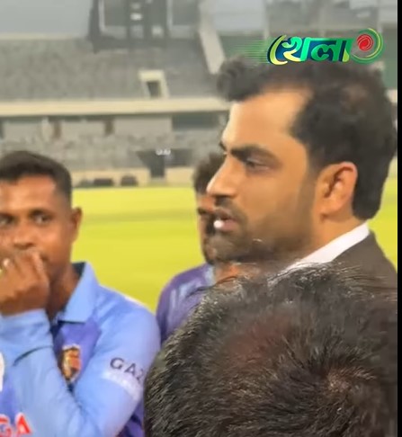 গ্রাউন্ডসম্যানদের খোঁজখবর নিলেন তামিম