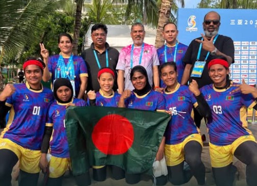 চীনের সানিয়ায় এশিয়ান বিচ গেমসে দুর্দান্ত ফর্মে রয়েছেন আমাদের বাঘিনীরা!