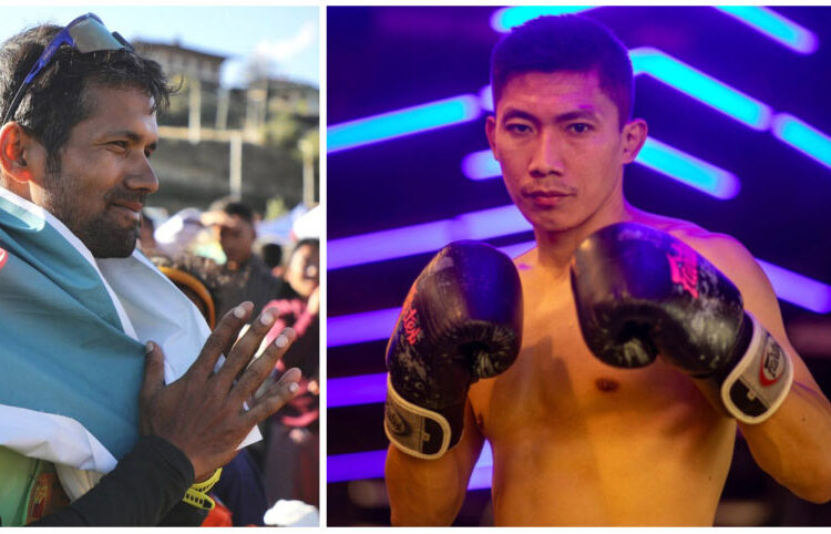 ট্রায়াথলেট আরাফাত ও বক্সার সুরা কৃষ্ণ চাকমা