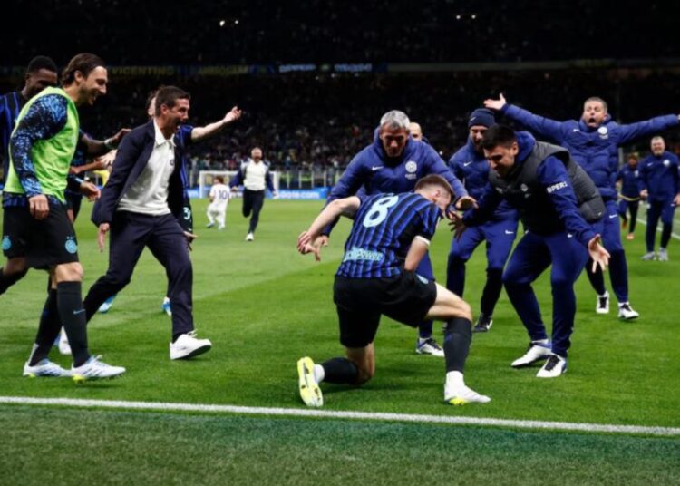 নাটকীয় জয়ে ইন্টার মিলান ফাইনালে