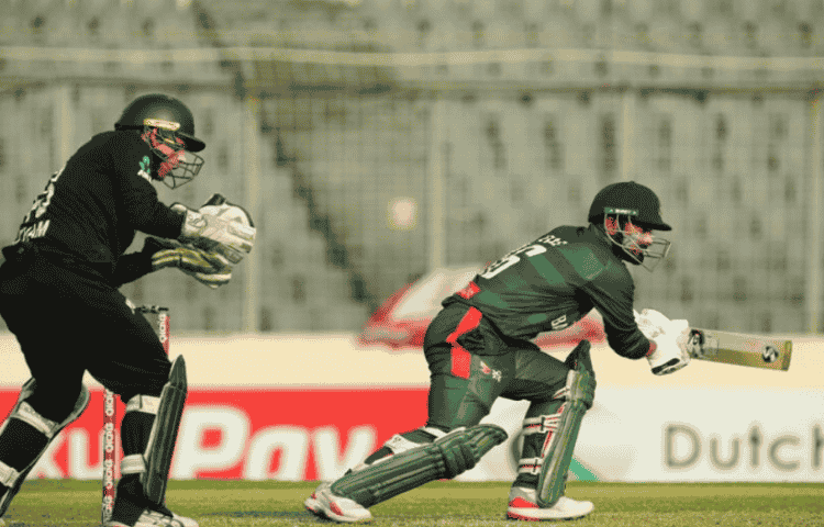 নিউজিল্যান্ডকে ২৬৬ রানের টার্গেট দিল বাংলাদেশ