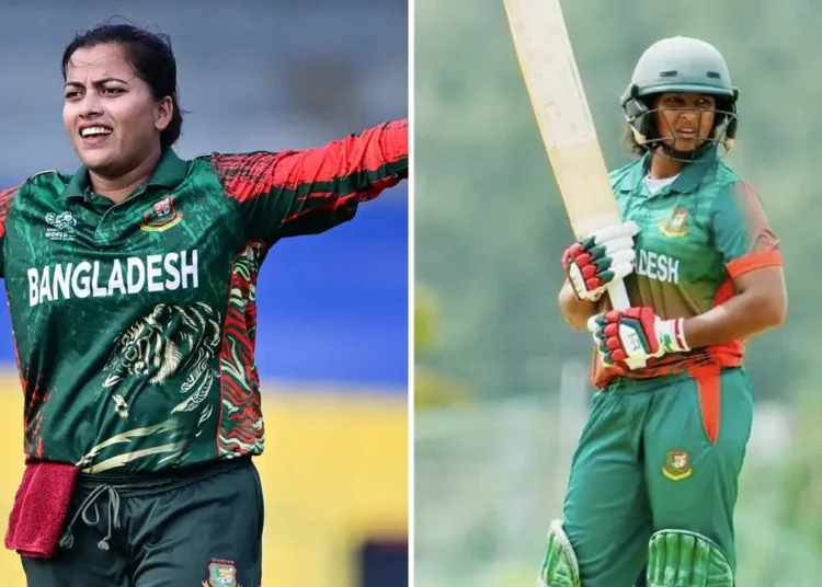 বাংলাদেশের দুই নারী ক্রিকেটারকে শান্তি দিয়েছে আন্তর্জাতিক ক্রিকেট কাউন্সিল আইসিসি। রাজশাহীতে শ্রীলঙ্কার বিপক্ষে সিরিজের দ্বিতীয় ওয়ানডেতে আচরণবিধি লঙ্ঘন করায় শাস্তি পেয়েছেন ক্রিকেটার নাহিদা আক্তার ও শারমিন সুলতানা। গত বুধবার একই ভেন্যুতে বাংলাদেশ ও লঙ্কান মেয়েরা দ্বিতীয় ম্যাচ খেলেছিল। সেদিন আচরণবিধির লেভেল-১ ভঙ্গ করায় টাইগ্রেস দুই তারকাকে ম্যাচ ফি’র ১০ শতাংশ জরিমানা করা হয়েছে। একইসঙ্গে উভয়েই পেয়েছেন একটি করে ডিমেরিট পয়েন্ট। যা গত ২৪ মাসে (২ বছর) তাদের প্রথম কোনো আচরণবিধি লঙ্ঘনের ঘটনা। এছাড়া নাহিদা শাস্তি পেয়েছেন ১৭তম ওভারে লঙ্কান অধিনায়ক চামারি আতাপাত্তুকে আউট করার পর ‘সেন্ড-অফ’ দেখানোয়। বাঁ–হাতি এই অফস্পিনারের বিরুদ্ধে তোলা অভিযোগে আইসিসির আচরণবিধির ২.৫ নম্বর ধারা ভঙ্গের কথা বলা হয়েছে। যেখানে অপরাধ হিসেবে উল্লেখ রয়েছে– কোনো ব্যাটার আউট হওয়ার পর তাকে খেপিয়ে তোলা বা বিদ্রুপ করে কোনো অঙ্গভঙ্গি করা যাবে না। শারমিন সুলতানা শাস্তি পেয়েছেন বাংলাদেশের লক্ষ্য তাড়া করার সময় এলবিডব্লিুউ আউটের সিদ্ধান্ত নিয়ে আম্পায়ারের প্রতি অসন্তোষ প্রকাশ করায়। আপত্তি প্রকাশের পাশাপাশি ব্যাট উঁচু করে দেখানো এবং ক্রিজ ছাড়তে বিলম্ব করেন ডানহাতি এই ব্যাটার। শারমিনের বিরুদ্ধে আচরণবিধির ২.৮ ধারা লঙ্ঘনের অভিযোগ আনা হয়েছে। যা আম্পায়ারের সিদ্ধান্তের প্রতি অসন্তোষ বা অসম্মান দেখানোর সঙ্গে সম্পর্কিত। বাংলাদেশ-শ্রীলঙ্কা ম্যাচের ‍দুই অন-ফিল্ড আম্পায়ার ইলয়েসে শেরিদান ও রোকেয়া সুলতানা, তৃতীয় আম্পায়ার ডলি রানি সরকার ও চতুর্থ আম্পায়ার সাথিরা জাকির জেসি দুই ক্রিকেটারের বিরুদ্ধে অভিযোগ এনেছেন। যার পরিপ্রেক্ষিতে শাস্তি আরোপ করেন ম্যাচ রেফারি সুপ্রিয়া রানি দাস। প্রাপ্ত শাস্তি মেনে নেওয়ায় নাহিদা-শারমিনকে কোনো আনুষ্ঠানিক শুনানিতে যেতে হয়নি। উল্লেখ্য, সিরিজের প্রথম ওয়ানডে জিতে লিড নিয়েছিল নিগার সুলতানা জ্যোতির দল। দ্বিতীয় ম্যাচ জিতে লড়াই জমিয়ে তোলে চামারি আতাপাত্তু নেতৃত্বাধীন লঙ্কান দল। তৃতীয় ও শেষ ম্যাচে আগে ব্যাট করতে নেমে টাইগ্রেসরা ৮ উইকেট হারিয়ে ২১৩ রান তুলেছে। লক্ষ্য তাড়ায় এই মুহূর্তে ব্যাট করছে সফরকারী মেয়েরা।