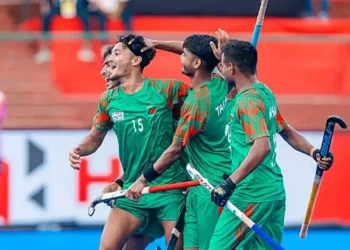 এশিয়ান গেমস বাছাই হকিতে নিজেদের ১ম ম্যাচে চাইনিজ তাইপেকে ৪-৩ গোলে হারিয়েছে বাংলাদেশ।