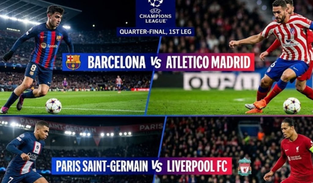 বার্সেলোনা আতলেতিকোর ও পিএসজি লিভারপুলের মুখোমুখি আজ