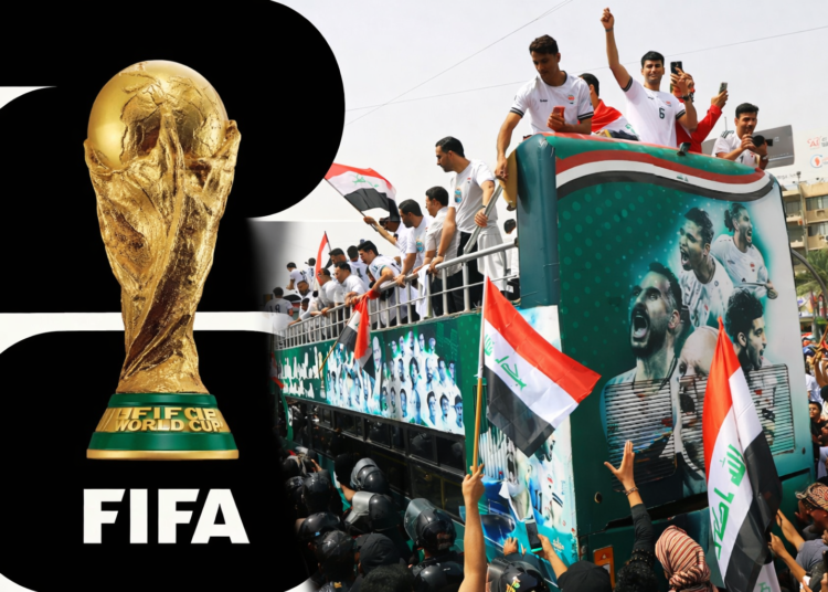 বিশ্বকাপ নিশ্চিত করে রাজকীয় সংবর্ধনা পেল ইরাক ফুটবল দল