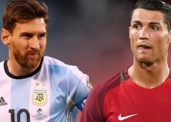 বিশ্বকাপে যে রেকর্ডের পেছনে মেসি-রোনালদো