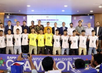 সাফজয়ী অনূর্ধ্ব-২০ দলকে সংবর্ধনা দিলো ডিএনসিসি