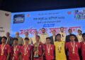 সাফজয়ী ফুটবলারদের সংবর্ধনা দিলেন যুব ও ক্রীড়া প্রতিমন্ত্রী