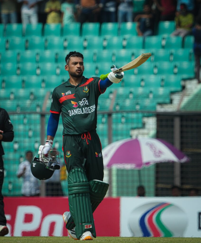 সেঞ্চুরির পর ফিরে গেলেন শান্ত