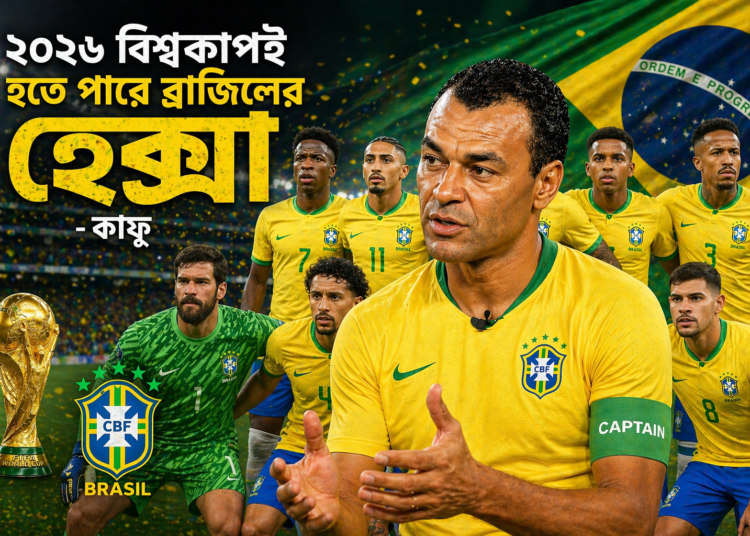 ২০২৬ বিশ্বকাপই হতে পারে ব্রাজিলের হেক্সা পূরণের আসর - কাফু