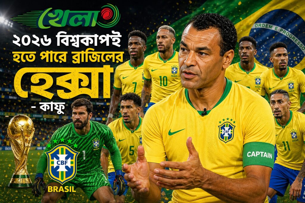 ২০২৬ বিশ্বকাপই হতে পারে ব্রাজিলের হেক্সা পূরণের আসর – কাফু