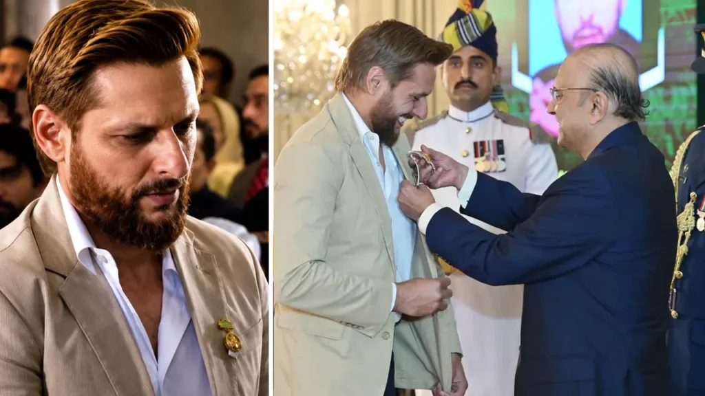 পাকিস্তানের দ্বিতীয় সর্বোচ্চ পদক পেলের আফ্রিদি