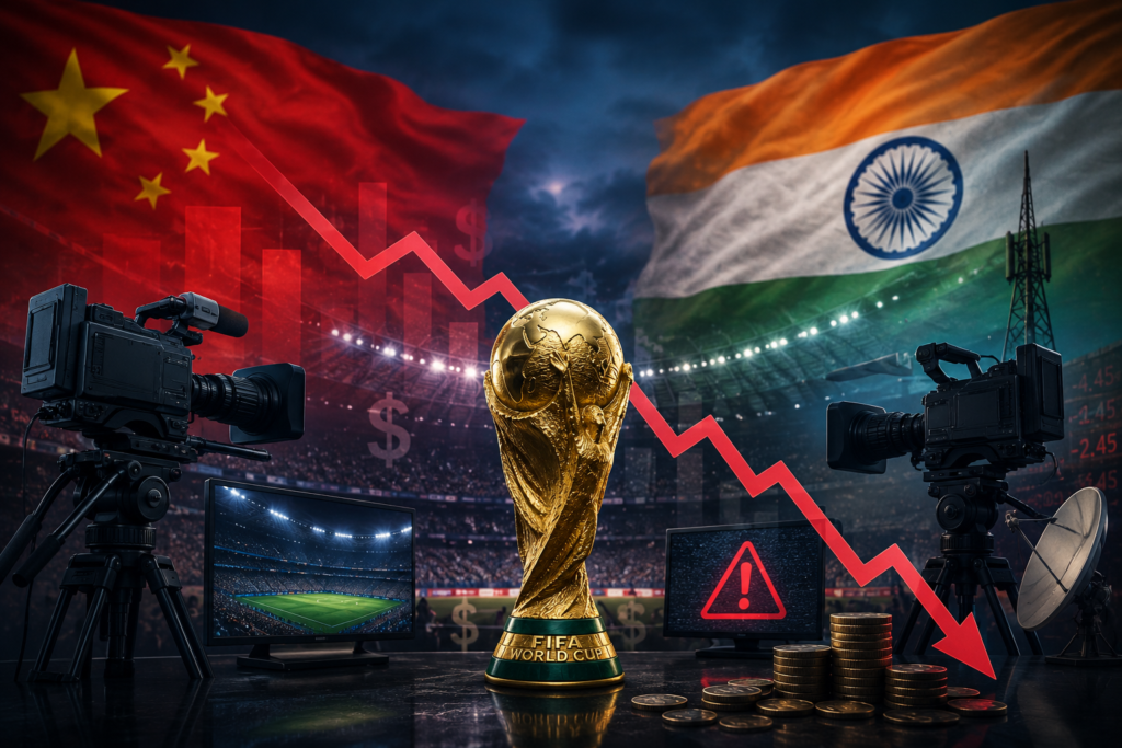 চীন ও ভারতে বিশ্বকাপ সম্প্রচারে অনিশ্চয়তা - লোকসানের শঙ্কায় ফিফা