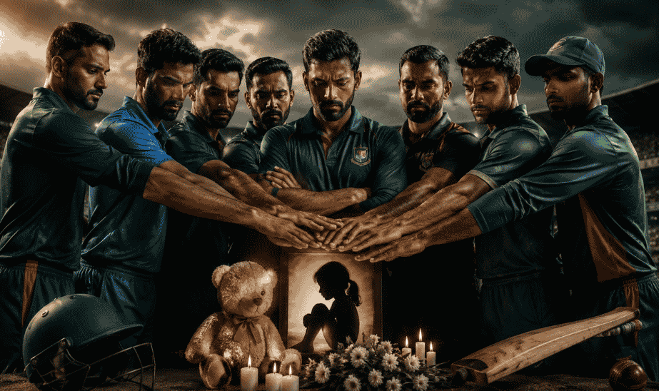 পল্লবীতে শিশু হত্যা-শাস্তির দাবিতে সোচ্চার দেশের শীর্ষ ক্রিকেটাররা