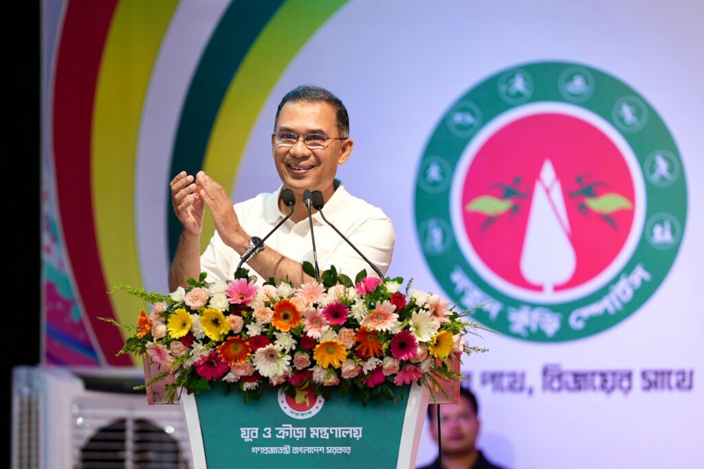 দেশের ক্রীড়াঙ্গনে প্রতিভা অন্বেষণের লক্ষ্যে নতুন কুঁড়ি স্পোর্টস ২০২৬ উদ্বোধন করলেন প্রধানমন্ত্রী তারেক রহমান। আজ শনিবার বিকাল ৫টায় সিলেট