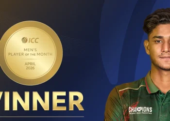 আইসিসির মাসসেরা ক্রিকেটার নাহিদ রানা
