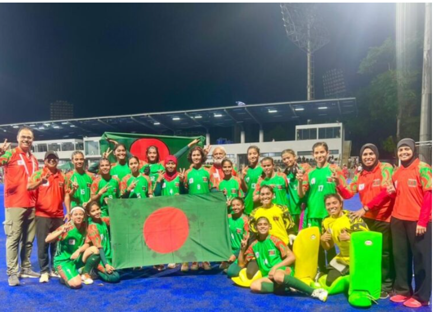 এশিয়ান গেমস – নারী হকিতে জায়গা করে নিলো বাংলাদেশ