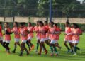 থাইল্যান্ডে বাংলাদেশ নারী ফুটবলারদের অনুশীলন