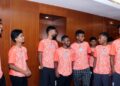 মালদ্বীপে অনুষ্ঠেয় চার জাতি ‘ডায়মন্ড জুবিলি ফুটবল টুর্নামেন্ট’-এর জন্য আজ থেকে প্রস্তুতি শুরু করছে বাংলাদেশ অলিম্পিক দল। দলে ডাক পাওয়া ফুটবলাররা গতকালই আবাসিক ক্যাম্পে উঠেছেন। ছবি : বাফুফে