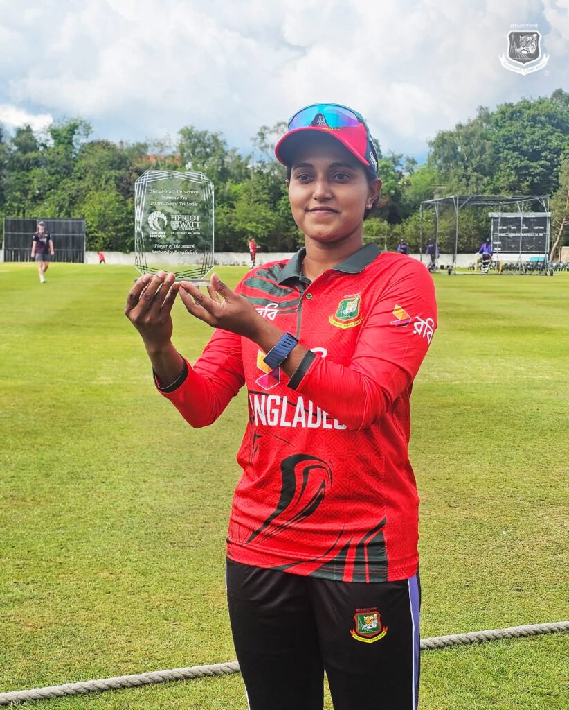 জ্যোতির ফিফটিতে স্বস্তির জয় , শিরোপার লড়াইয়ে টিকে রইল বাংলাদেশ