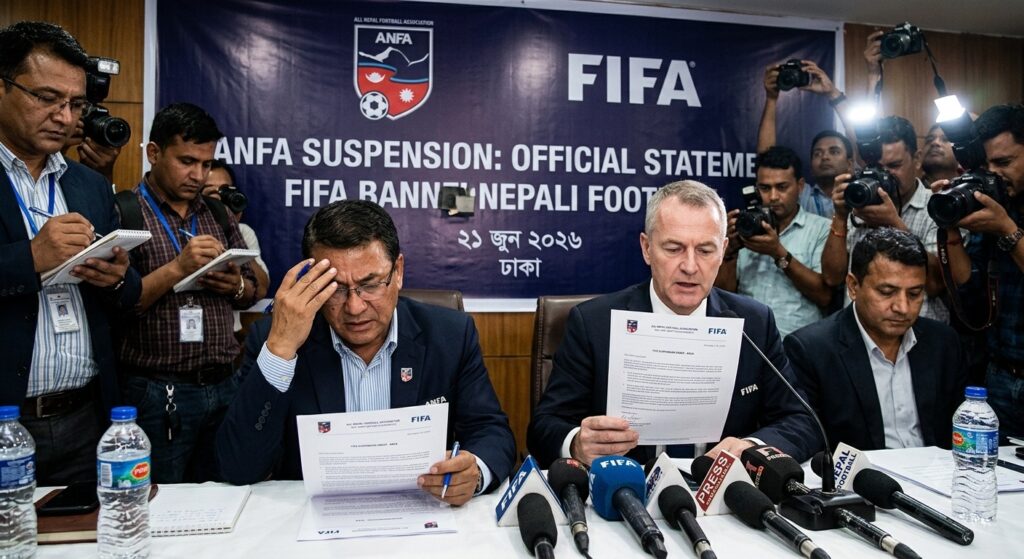নেপালকে নিষিদ্ধ করলো ফিফা - সরকারি হস্তক্ষেপের খেসারত