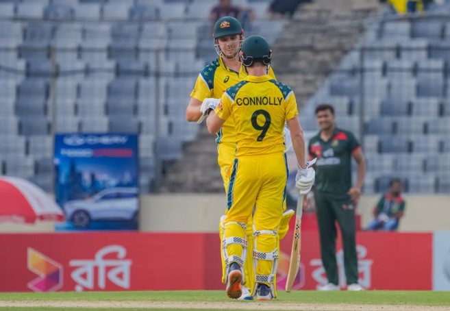 অস্ট্রেলিয়াকে কাঁপিয়ে নিয়ম রক্ষার ম্যাচে শেষ ওভারে বাংলাদেশের হারল
