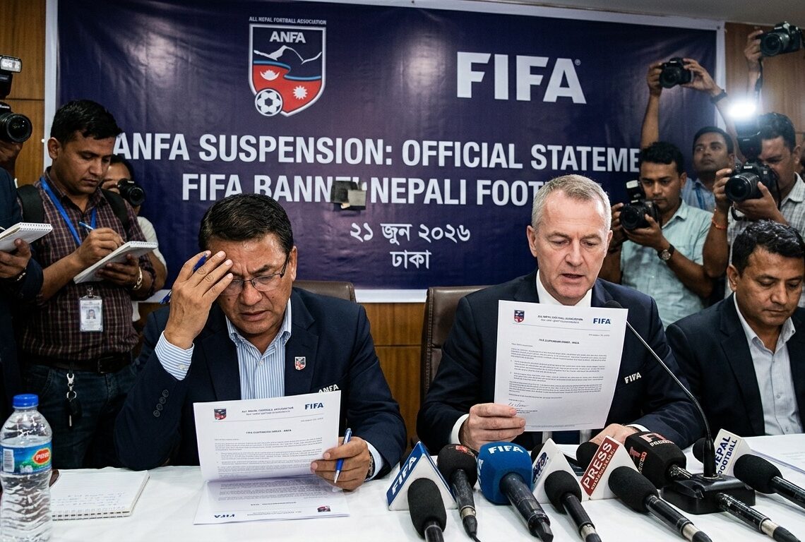 নেপালকে নিষিদ্ধ করলো ফিফা - সরকারি হস্তক্ষেপের খেসারত