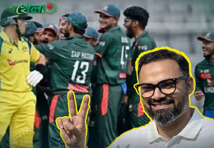 বাংলাদেশ ক্রিকেট দলকে দুই কোটি টাকা বোনাসের ঘোষণা যুব ও ক্রীড়া প্রতিমন্ত্রী আমিনুল হকের।