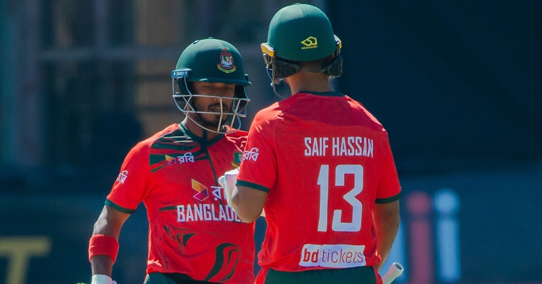 সাইফউদ্দিনের শেষ ওভারের ঝড়ে ১৮৬ বাংলাদেশের