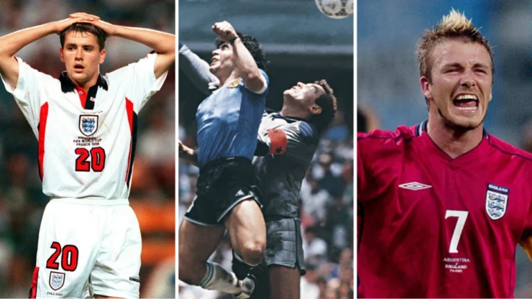 ‘অ্যানিমেলস’, হ্যান্ড অব গড এবং বেকহ্যাম: আর্জেন্টিনা ও ইংল্যান্ডের বৈরিতাপূর্ণ বিশ্বকাপ ইতিহাসের ৬ দশক