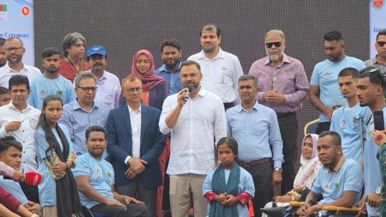 বিশেষ ক্রীড়াবিদদের জন্য জাতীয় টুর্নামেন্টের ঘোষণা যুব ও ক্রীড়া প্রতিমন্ত্রীর