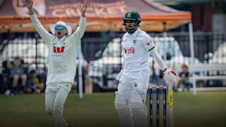 ৫৪ রানে অলআউট হয়ে ইনিংস ব্যবধানে বাংলাদেশের হার