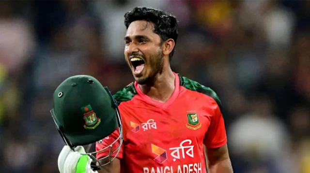 আইসিসির মাসের সেরা দৌড়ে তানজিদ