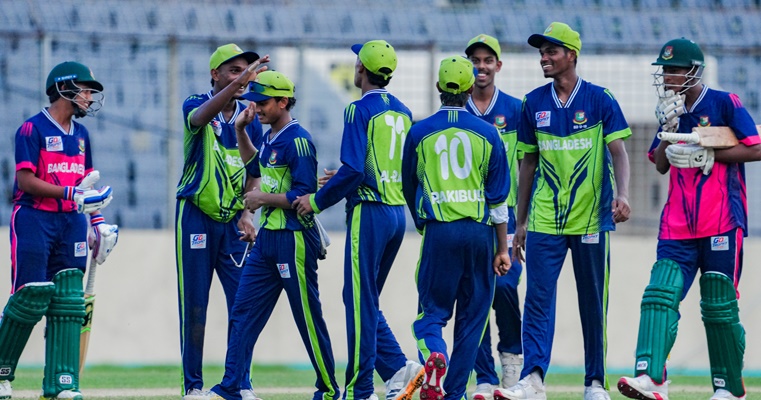 টানা তৃতীয় জয়ে ফাইনালে অনূর্ধ্ব-১৯ দল
