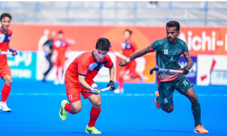 এশিয়ান গেমস হকিতে দক্ষিণ কোরিয়ার কাছে বড় হার বাংলাদেশের