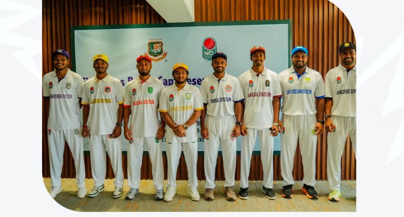 জাতীয় ক্রিকেট লিগ এনসিএলে ৮ বিভাগের অধিনায়ক