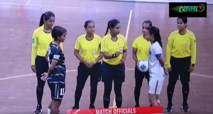 ফুটসাল লিগ বাংলাদেশ ২০২৬  আইএম টেন এফসি ১০-০১ বাংলাদেশ আর্মি স্পোর্টস ক্লাব  নারী ১ম সেমিফাইনাল 
