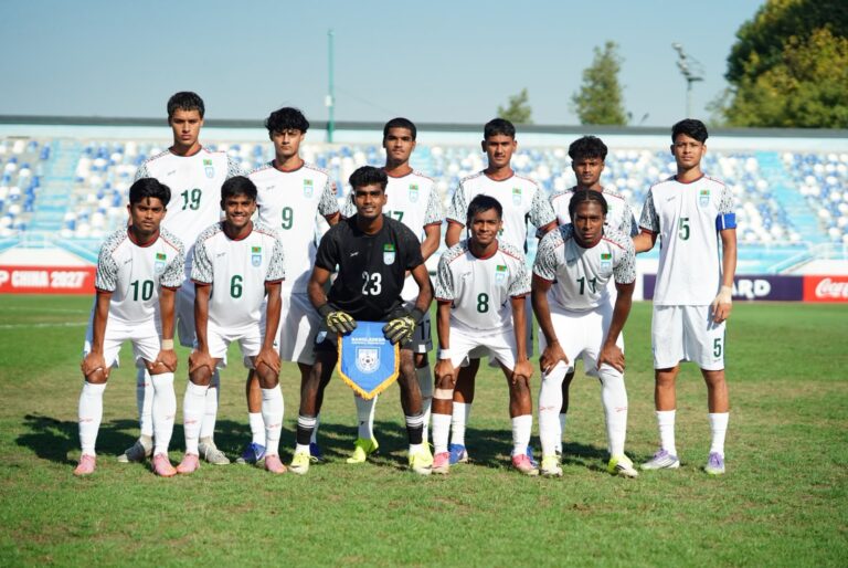 এএফসি অ-২০ বাছাইপর্বে ভারতের কাছেও বড় ব্যবধানে হার বাংলাদেশের