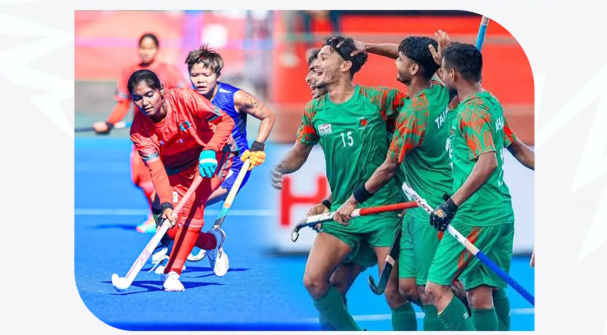 এশিয়ান গেমস শেষে রাত ১টায় দেশে ফিরছে বাংলাদেশ পুরুষ ও নারী হকি দল