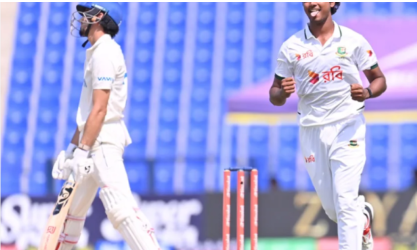 হাসানের হ্যাটট্রিকে বাংলাদেশের লিড